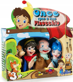 Bábky na hranie divadla Pinocchio, 4 bábiky